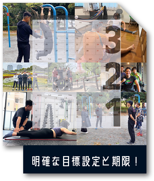 明確な目標設定と期限！